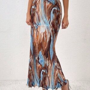 SHEIN Multicolor Maxi Skirt